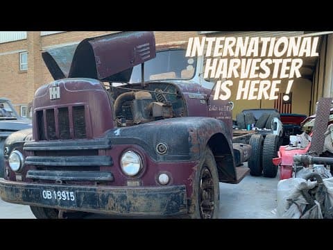 1955 International Harvester R190 - Arrival