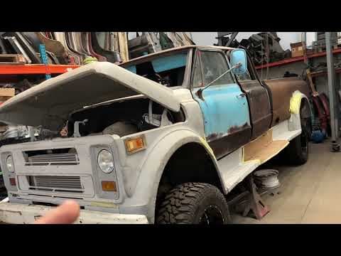 Chevy K40 Crew Cab Part 6 - Acid Dip, Re Assembly, Mock up Video